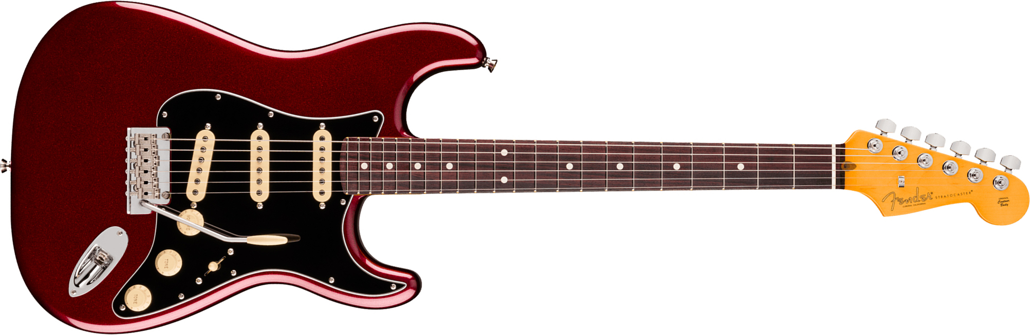Fender Strat American Pro. Usa  3s Trem Rw - Oxblood - Str shape electric guitar - Main picture