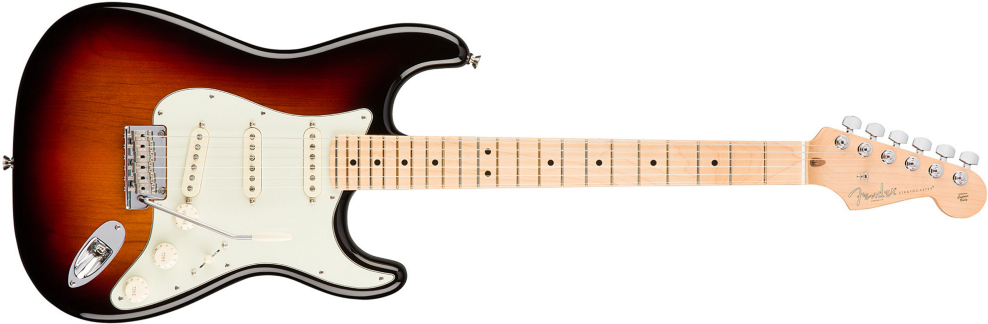 Fender Strat American Professional 2017 3s Usa Mn - 3-color Sunburst - Str shape electric guitar - Main picture