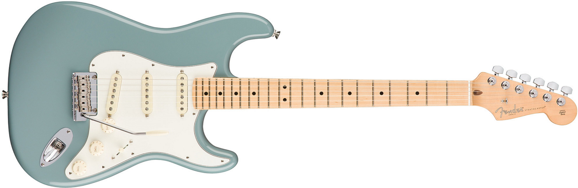 Fender Strat American Professional 2017 3s Usa Mn - Sonic Grey - Str shape electric guitar - Main picture