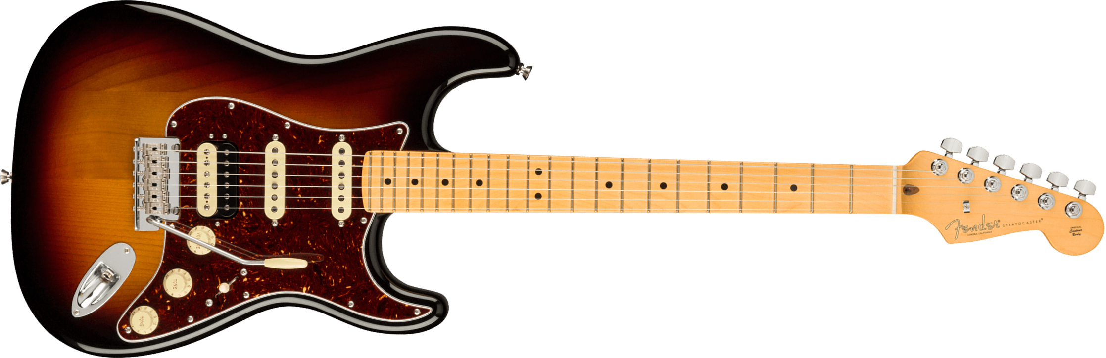 Fender Strat American Professional Ii Hss Usa Mn - 3-color Sunburst - Str shape electric guitar - Main picture