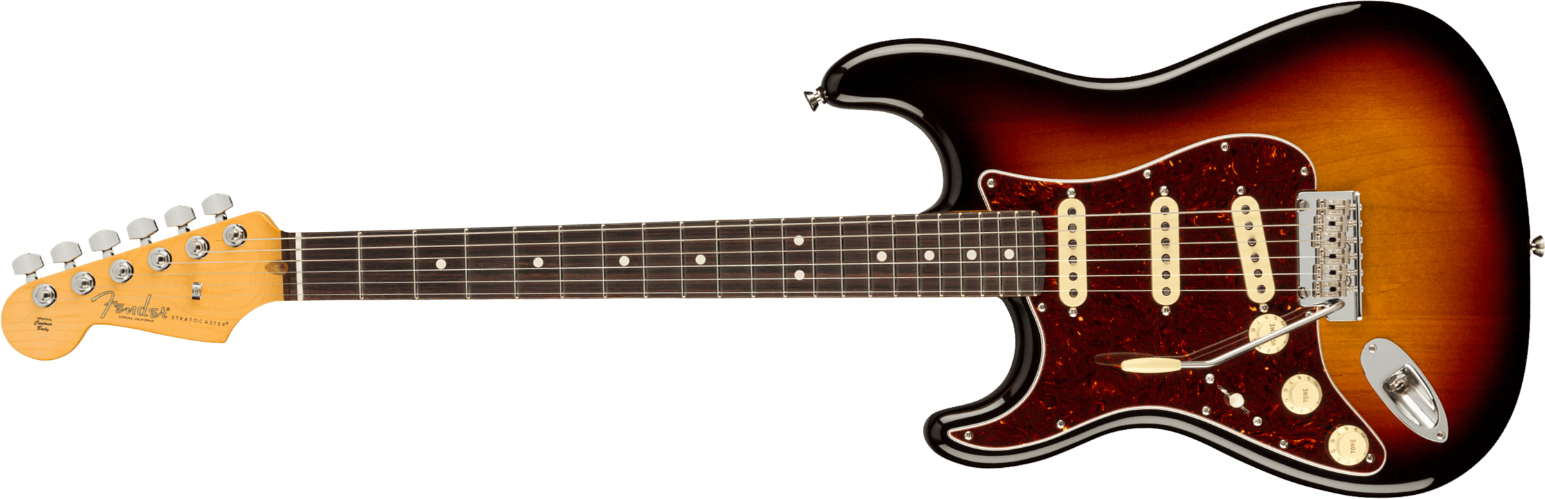 Fender Strat American Professional Ii Lh Gaucher Usa Rw - 3-color Sunburst - Left-handed electric guitar - Main picture