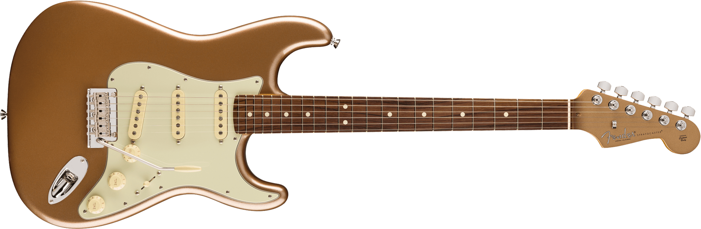 Fender Strat American Professional Ii Ltd Usa 3s Trem Rw - Firemist Gold Metallic - Str shape electric guitar - Main picture