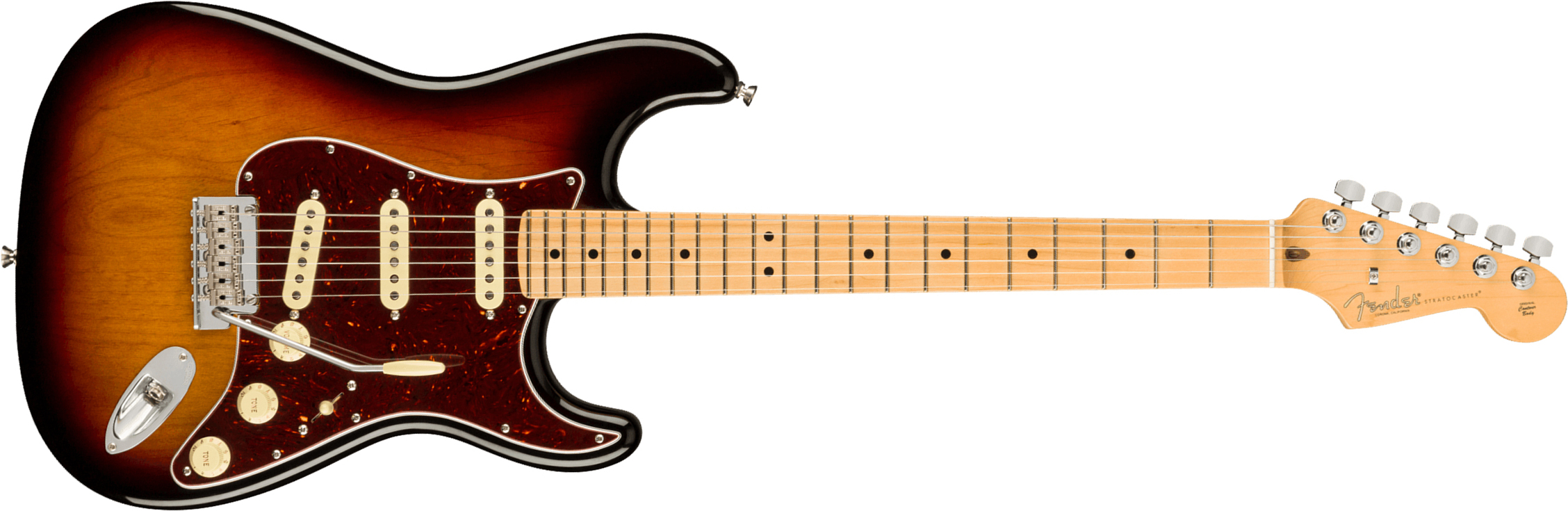 Fender Strat American Professional Ii Usa Mn - 3-color Sunburst - Str shape electric guitar - Main picture