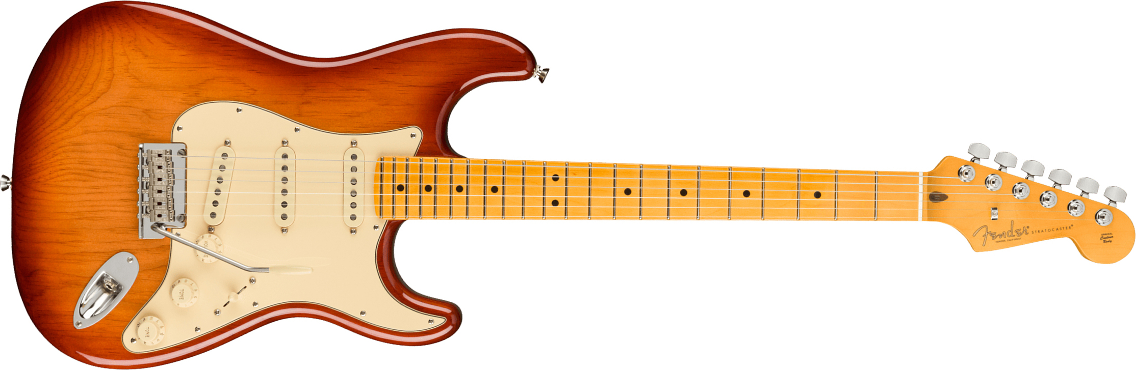 Fender Strat American Professional Ii Usa Mn - Sienna Sunburst - Str shape electric guitar - Main picture