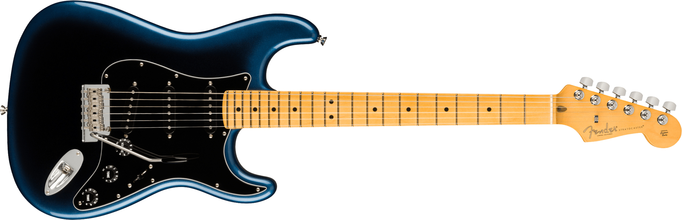 Fender Strat American Professional Ii Usa Mn - Dark Night - Str shape electric guitar - Main picture
