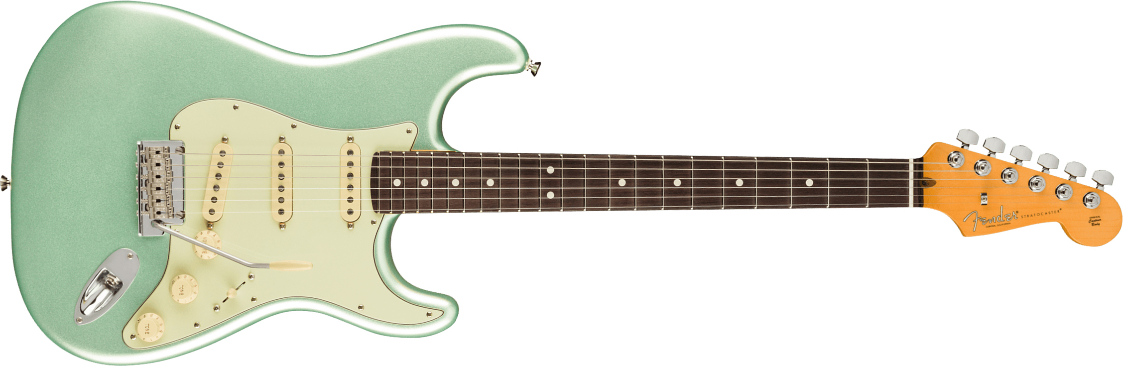 Fender Strat American Professional Ii Usa Rw - Mystic Surf Green - Str shape electric guitar - Main picture