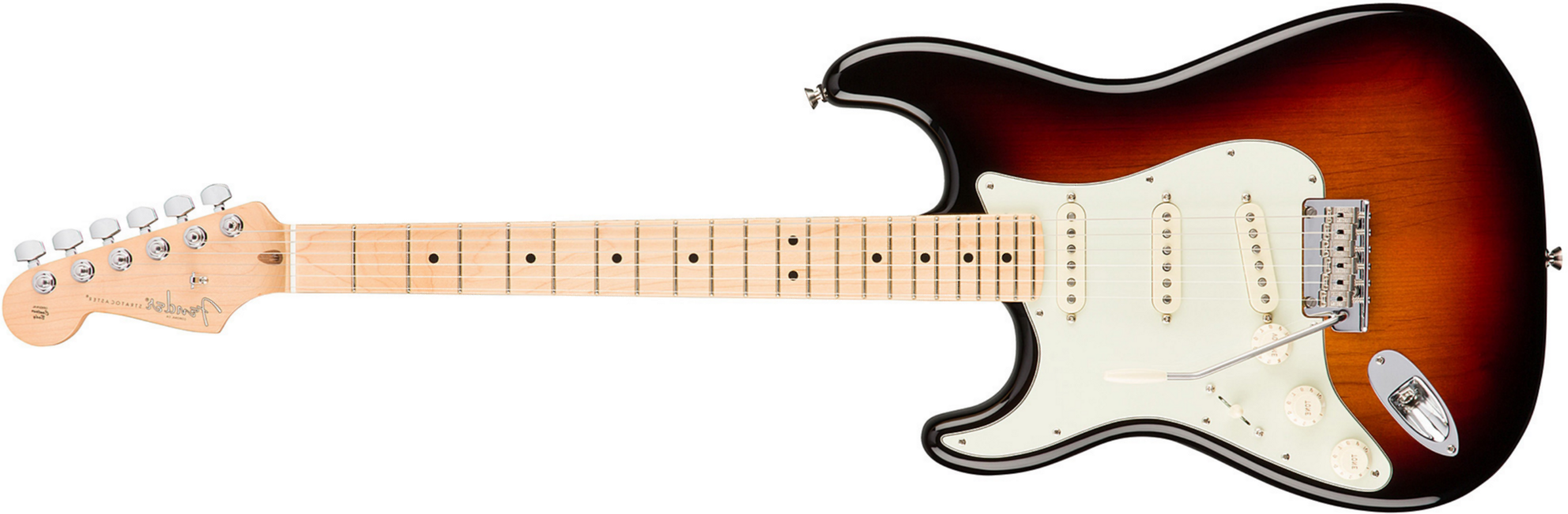 Fender Strat American Professional Lh Usa Gaucher 3s Mn - 3-color Sunburst - Left-handed electric guitar - Main picture