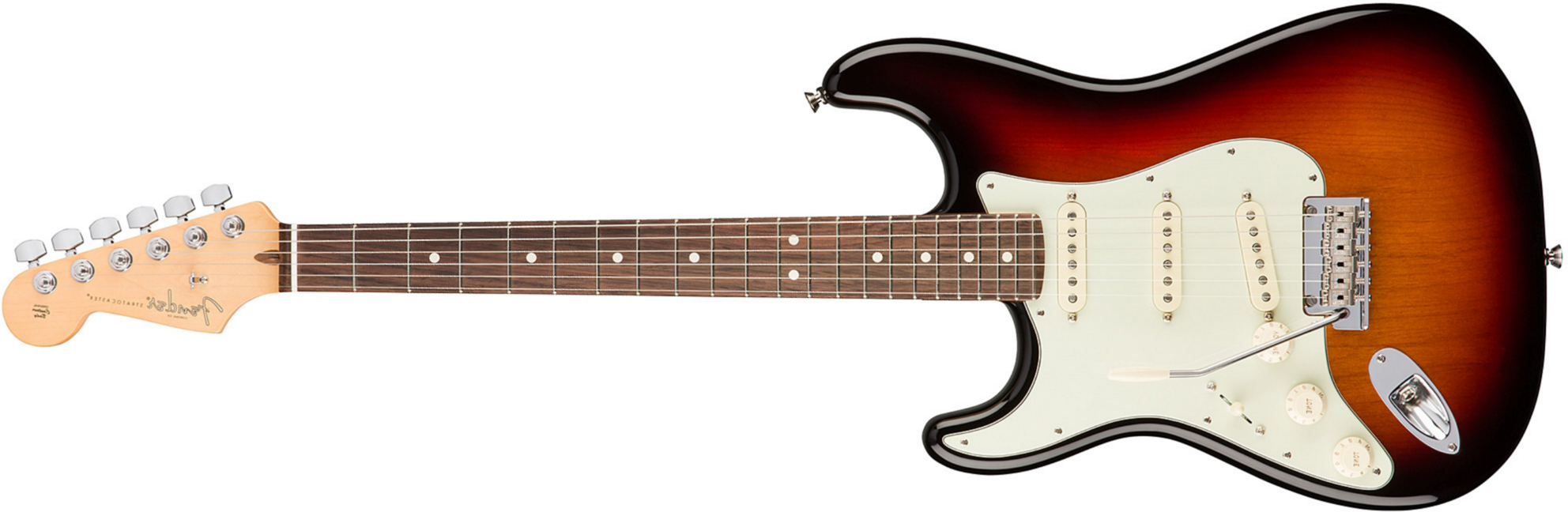 Fender Strat American Professional Lh Usa Gaucher 3s Rw - 3-color Sunburst - Left-handed electric guitar - Main picture