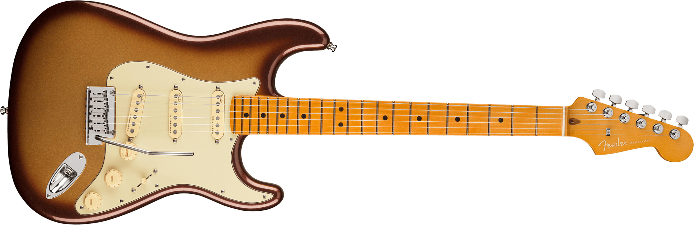 Fender Strat American Ultra 2019 Usa Mn - Mocha Burst - Str shape electric guitar - Main picture