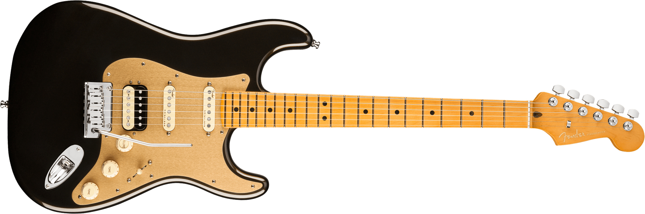Fender Strat American Ultra Hss 2019 Usa Mn - Texas Tea - Str shape electric guitar - Main picture