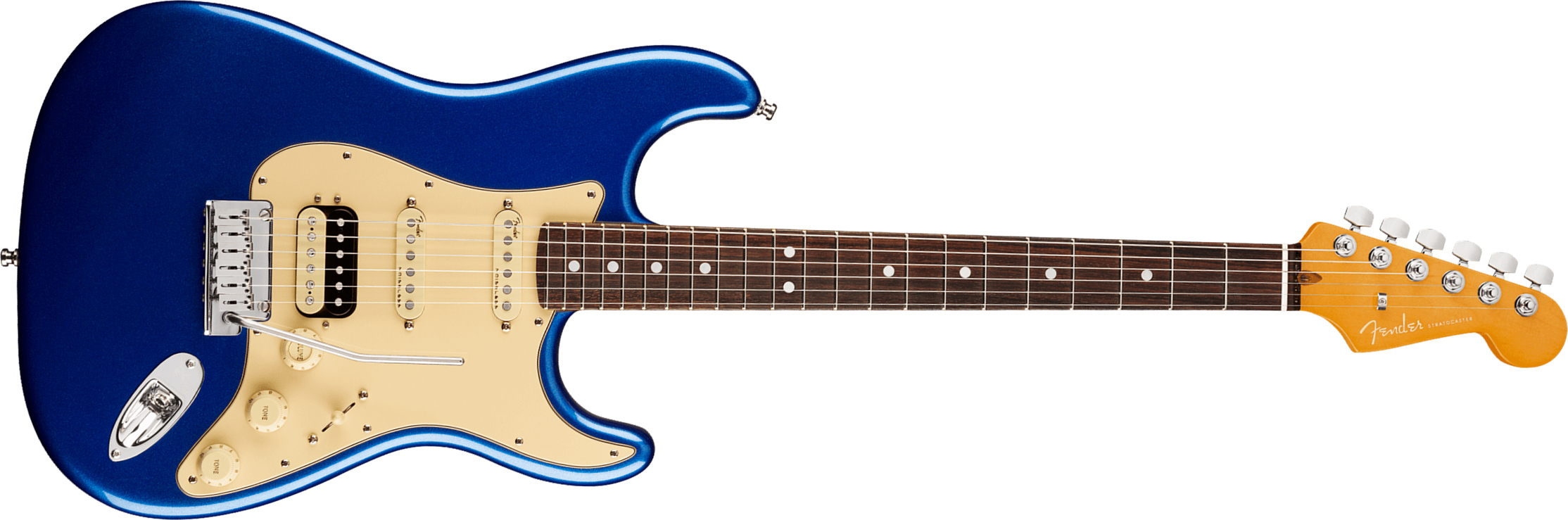 Fender Strat American Ultra Hss 2019 Usa Rw - Cobra Blue - Str shape electric guitar - Main picture
