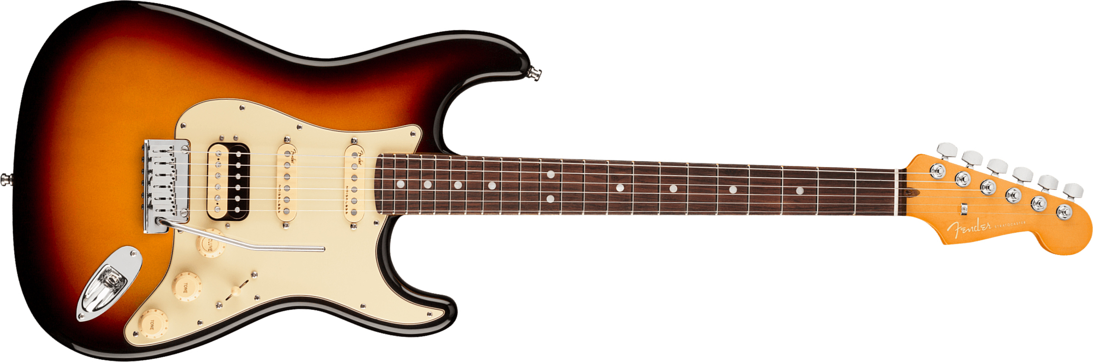 Fender Strat American Ultra Hss 2019 Usa Rw - Ultraburst - Str shape electric guitar - Main picture