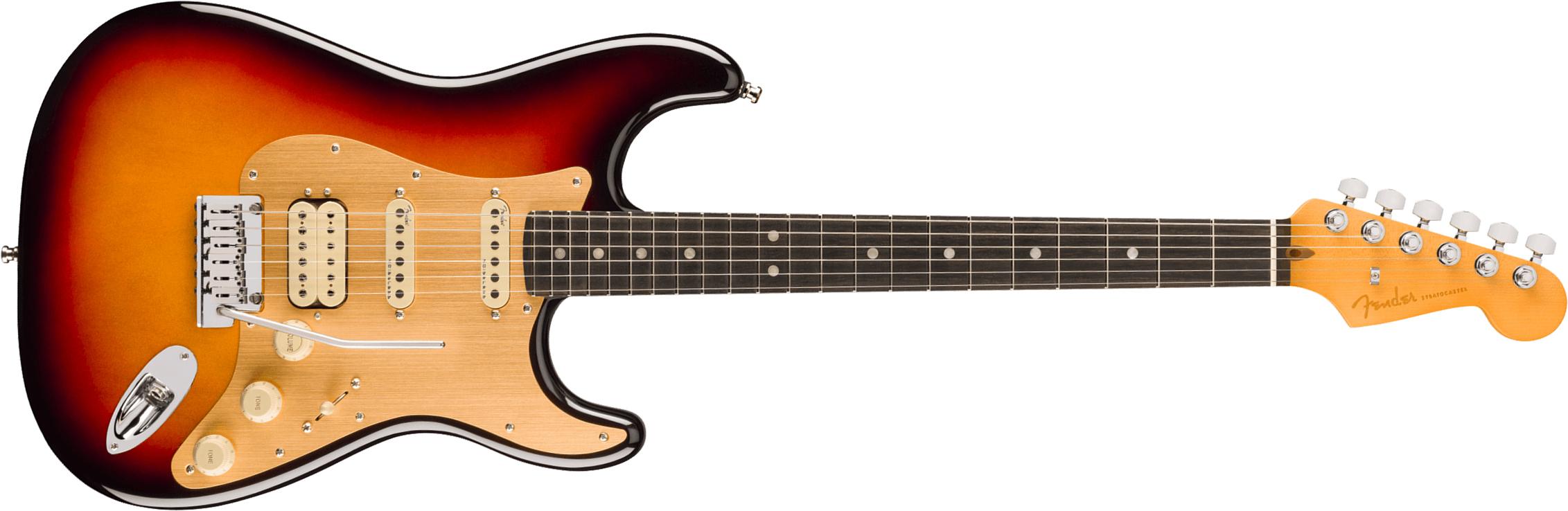 Fender Strat American Ultra Ii Hss Usa Trem Eb - Ultraburst - Str shape electric guitar - Main picture