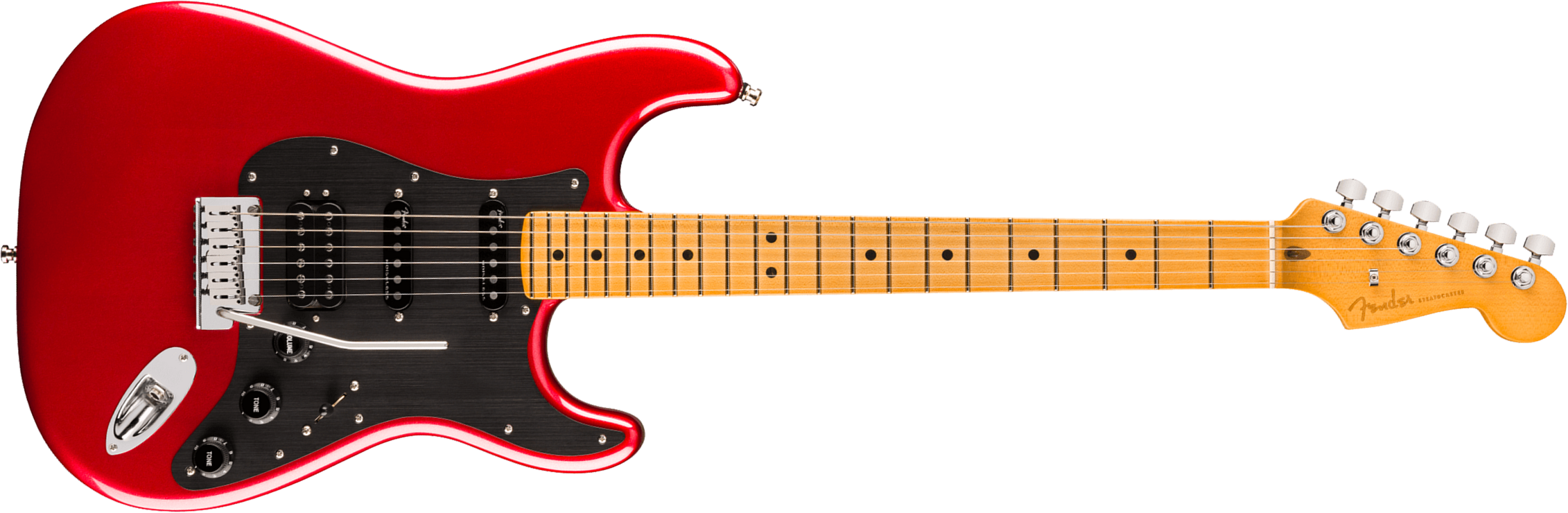 Fender Strat American Ultra Ii Hss Usa Trem Mn - Sinister Red - Str shape electric guitar - Main picture