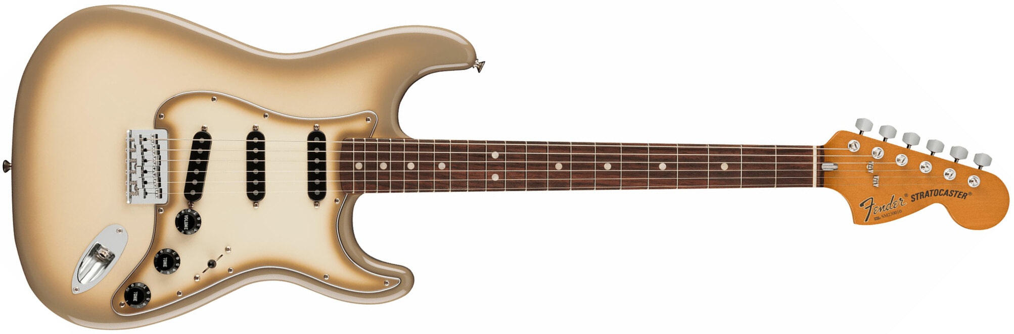Fender Strat Antigua 70th Anniversary Vintera 2 Mex 3s Ht Rw - Antigua - Str shape electric guitar - Main picture