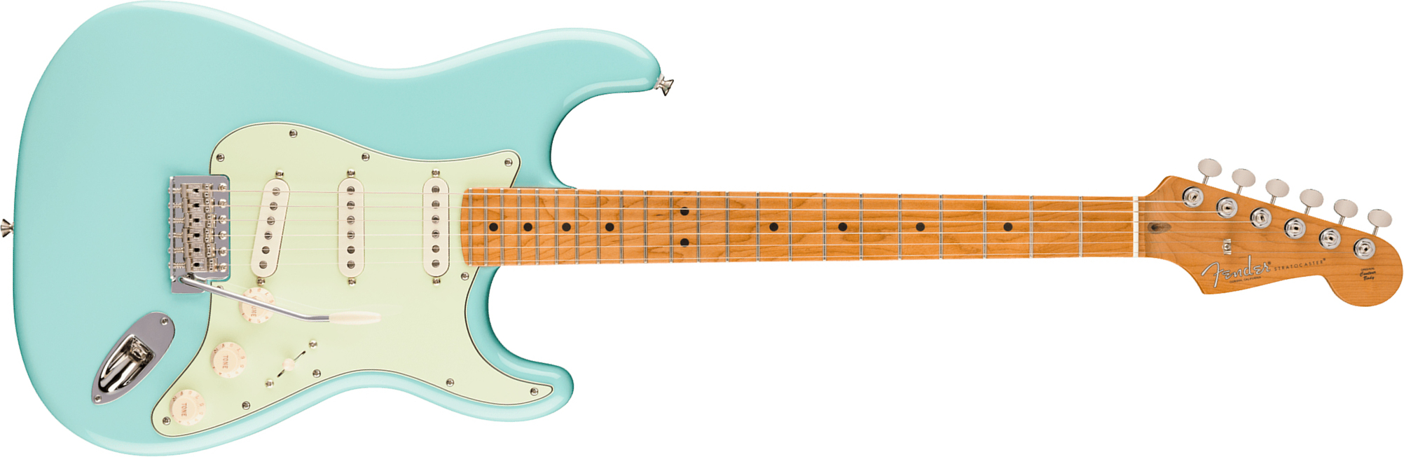 Fender Strat Classic American Pro Ltd Usa 3s Trem Mn - Daphne Blue - Str shape electric guitar - Main picture