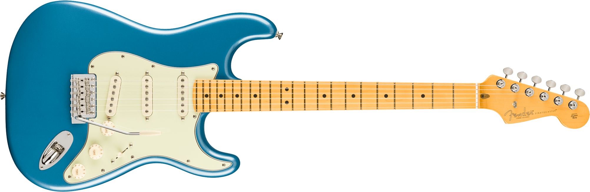 Fender Strat Classic American Pro Usa 3s Trem Mn - Faded Lake Placid Blue - Str shape electric guitar - Main picture