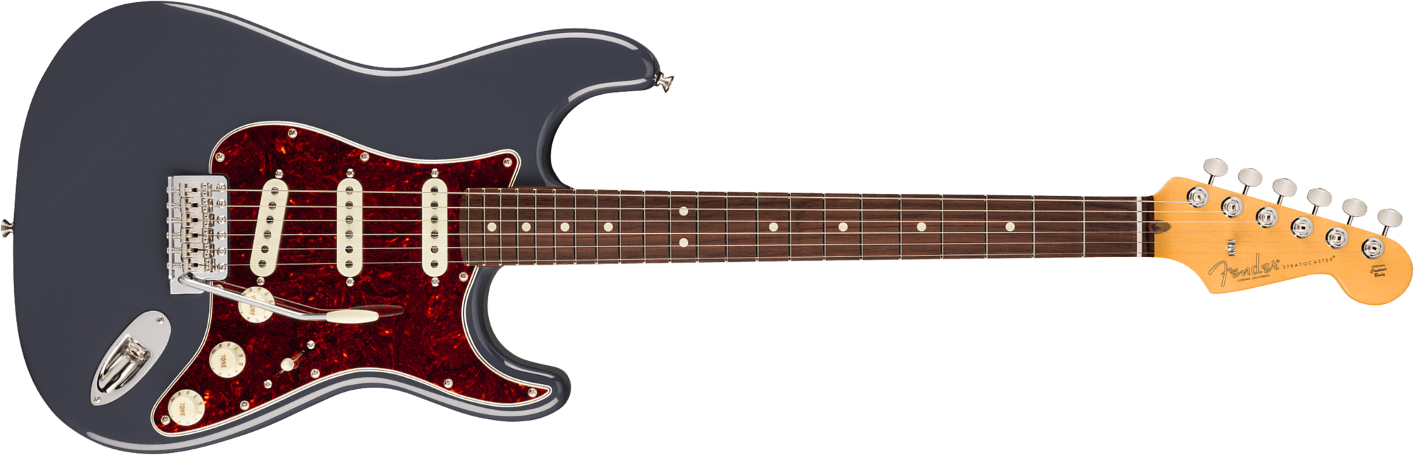Fender Strat Classic American Pro Usa 3s Trem Rw - Faded Black - Str shape electric guitar - Main picture