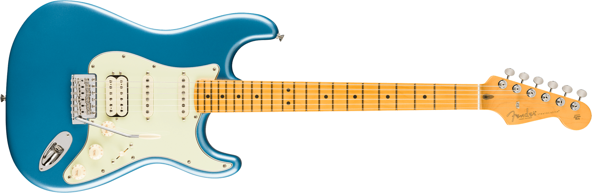 Fender Strat Classic Hss American Pro Usa Trem Mn - Faded Lake Placid Blue - Str shape electric guitar - Main picture