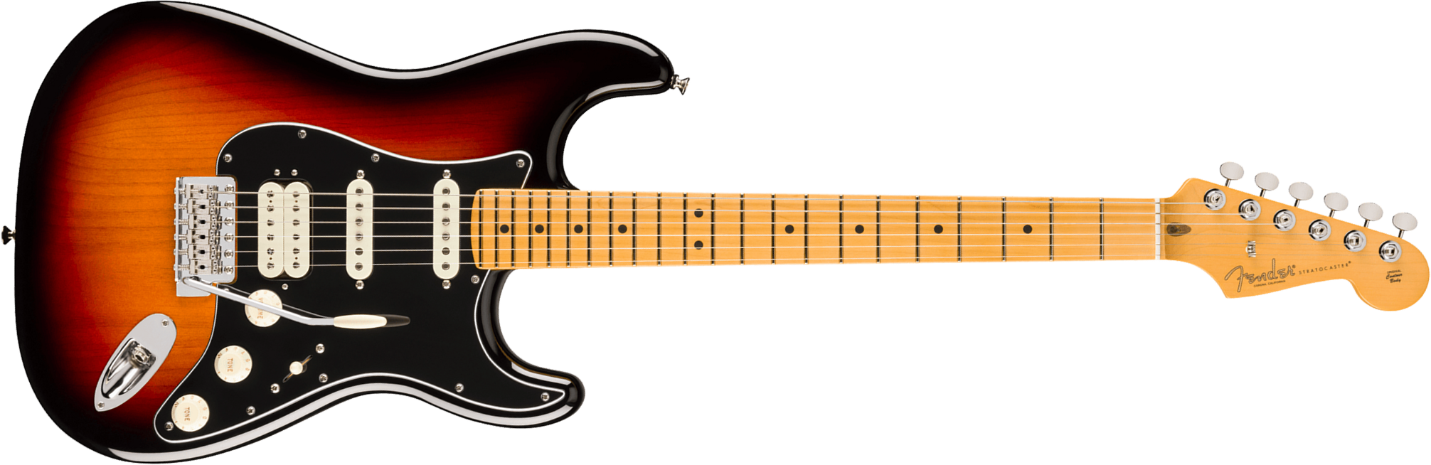 Fender Strat Classic Hss American Pro Usa Trem Mn - 3-color Sunburst - Str shape electric guitar - Main picture