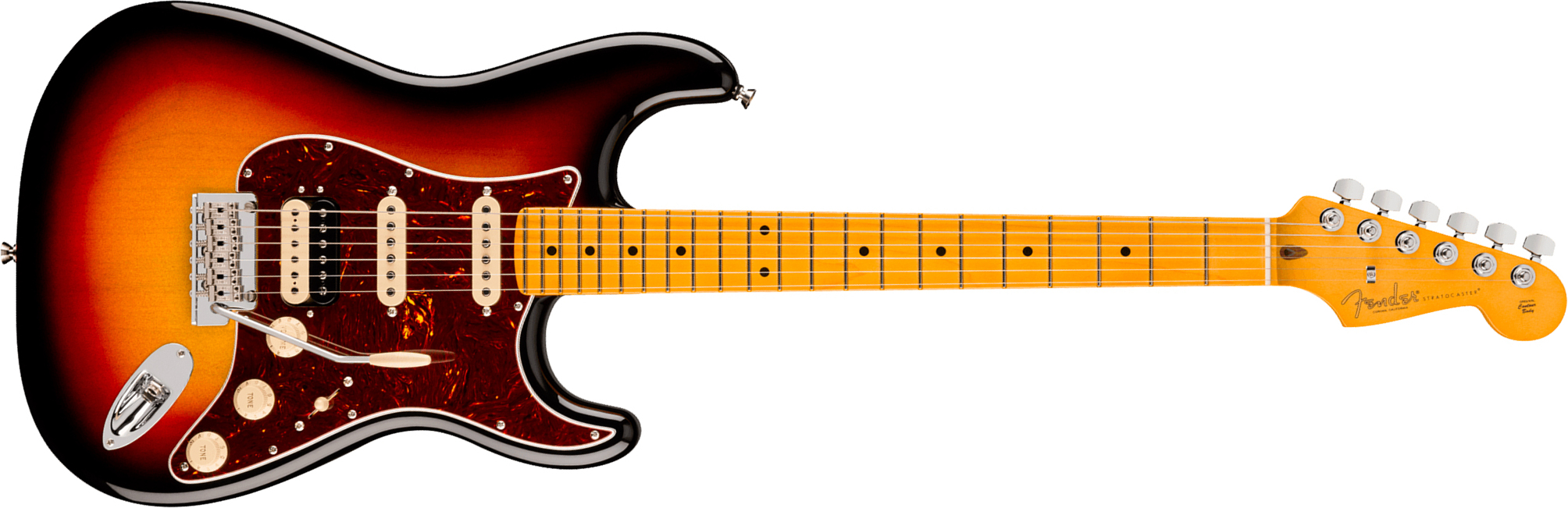 Fender Strat Hss American Pro. Usa Hss Trem Mn - 3-color Sunburst - Str shape electric guitar - Main picture