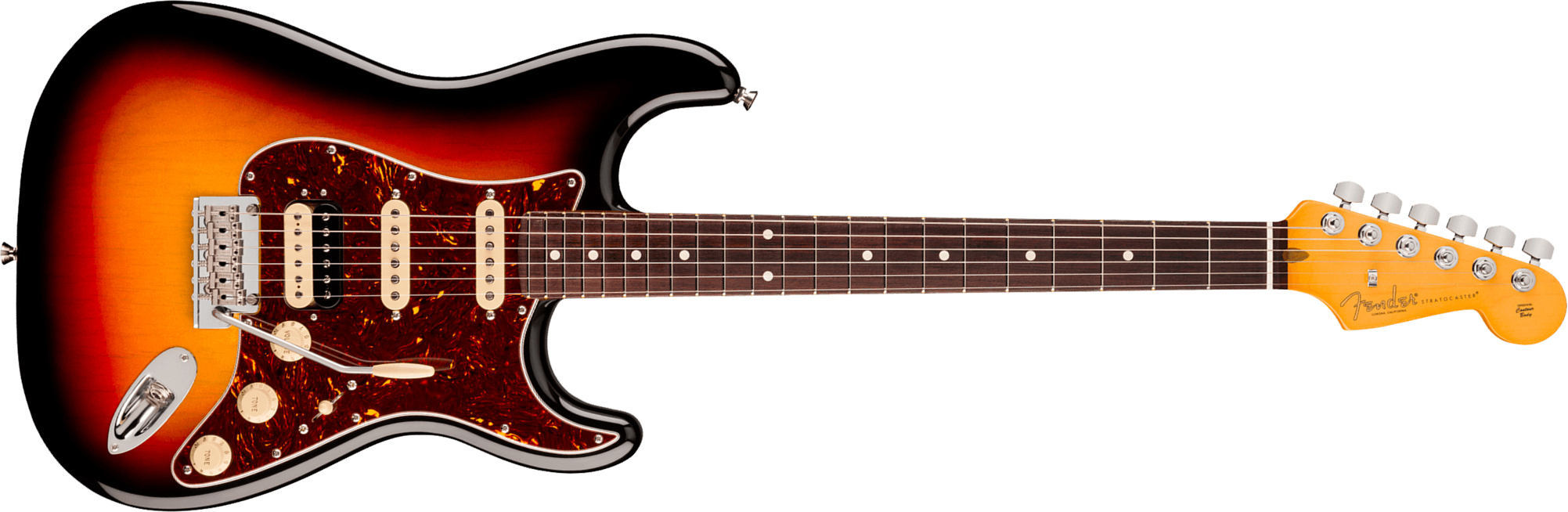 Fender Strat Hss American Pro. Usa Hss Trem Rw - 3-color Sunburst - Str shape electric guitar - Main picture