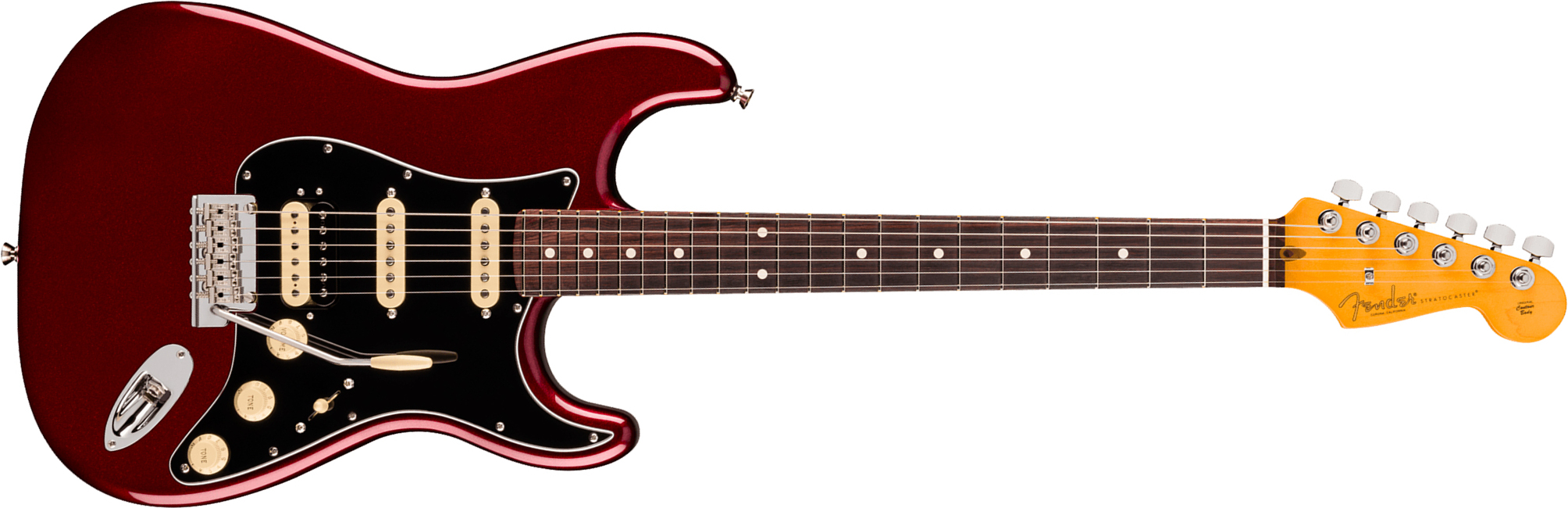 Fender Strat Hss American Pro. Usa Hss Trem Rw - Oxblood - Str shape electric guitar - Main picture