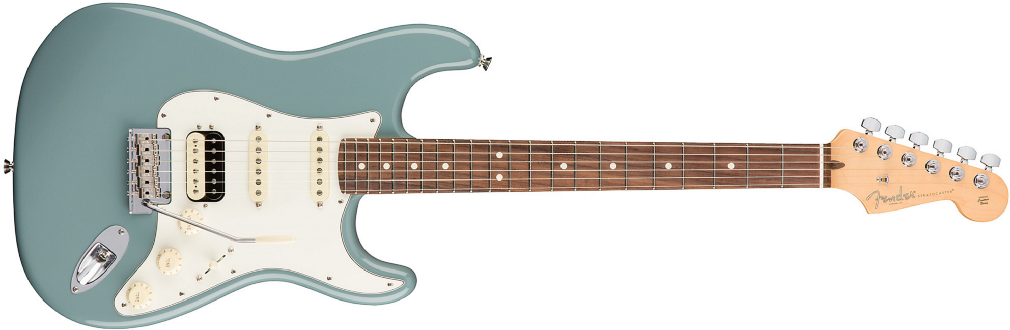Fender Strat Hss Shawbucker American Professional Usa Rw - Sonic Grey - 12 string electric guitar - Main picture