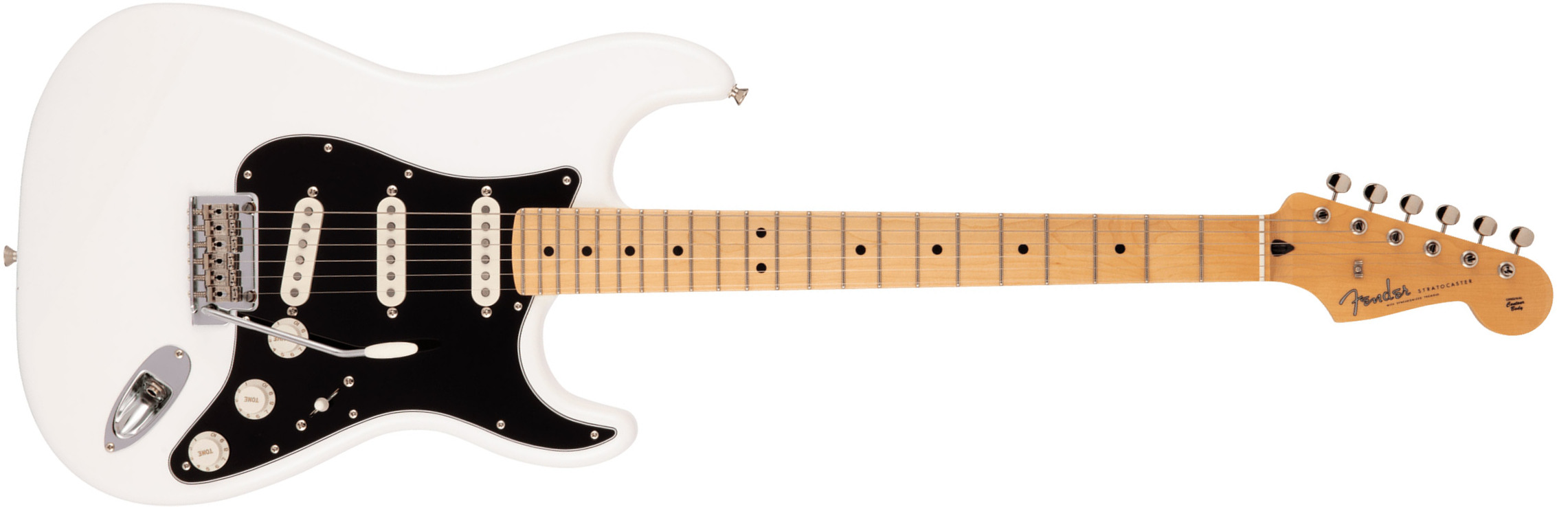 Fender Strat Hybrid Ii Mij Jap 3s Trem Mn - Arctic White - Str shape electric guitar - Main picture