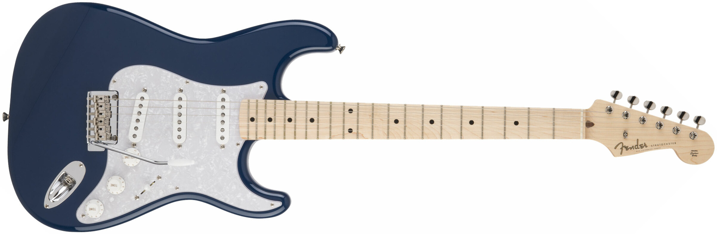 Fender Strat Hybrid Japon Mn - Indigo - Str shape electric guitar - Main picture