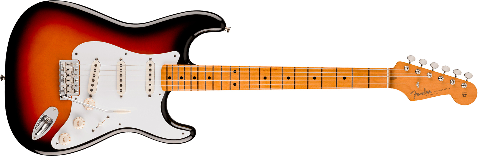 Fender Strat Late 50s Vintera 3 Mex 3s Trem Mn - 3-color Sunburst - Str shape electric guitar - Main picture