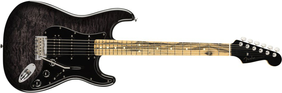 Fender Strat Pale Moon Fsr Ltd 2020 Usa Hss Eb - Trans Black - Str shape electric guitar - Main picture