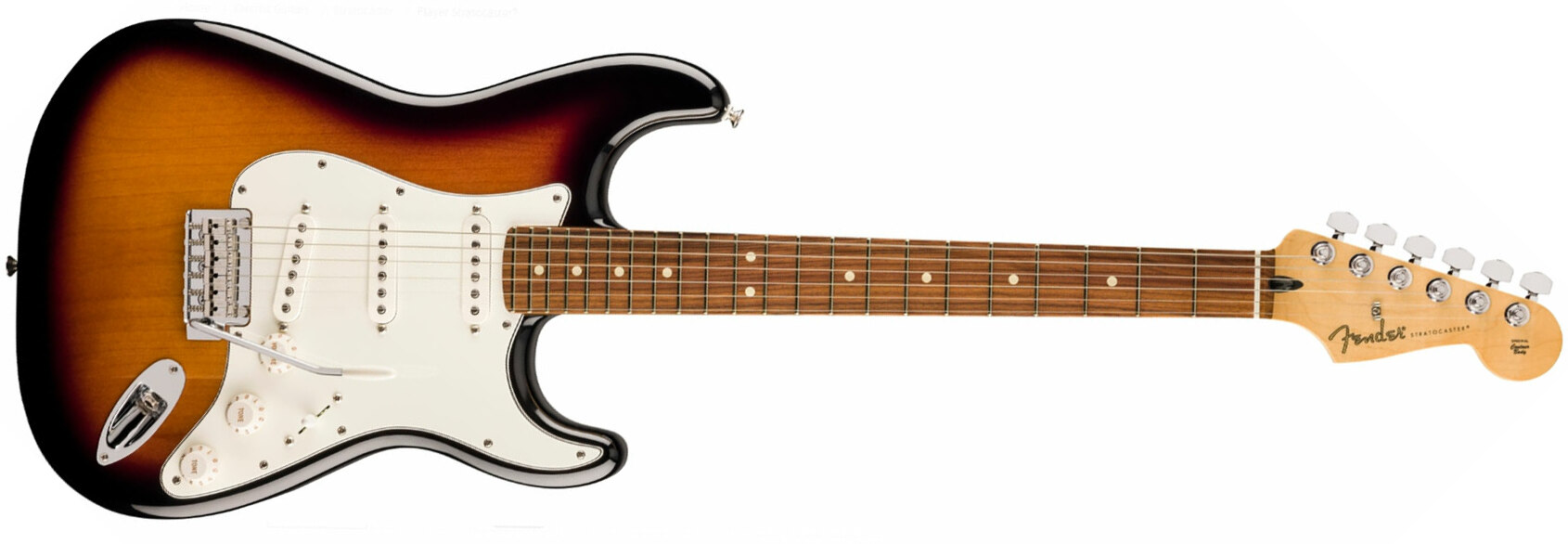 Fender Strat Player 70th Anniversary 3s Trem Pf - 2-color Sunburst - Str shape electric guitar - Main picture