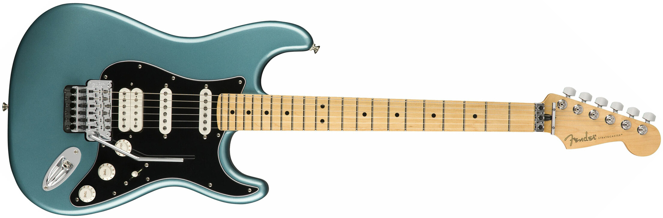 Fender Strat Player Floyd Rose Mex Hss Fr Mn - Tidepool - Str shape electric guitar - Main picture