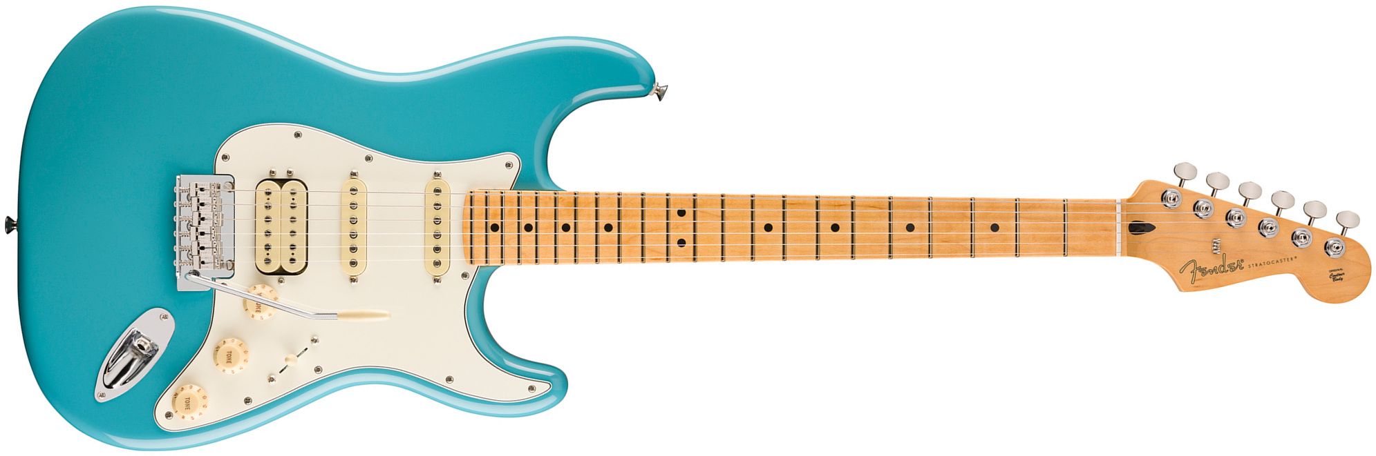 Fender Strat Player Ii Hss Mex Aulne Trem Mn - Aquatone Blue - Str shape electric guitar - Main picture