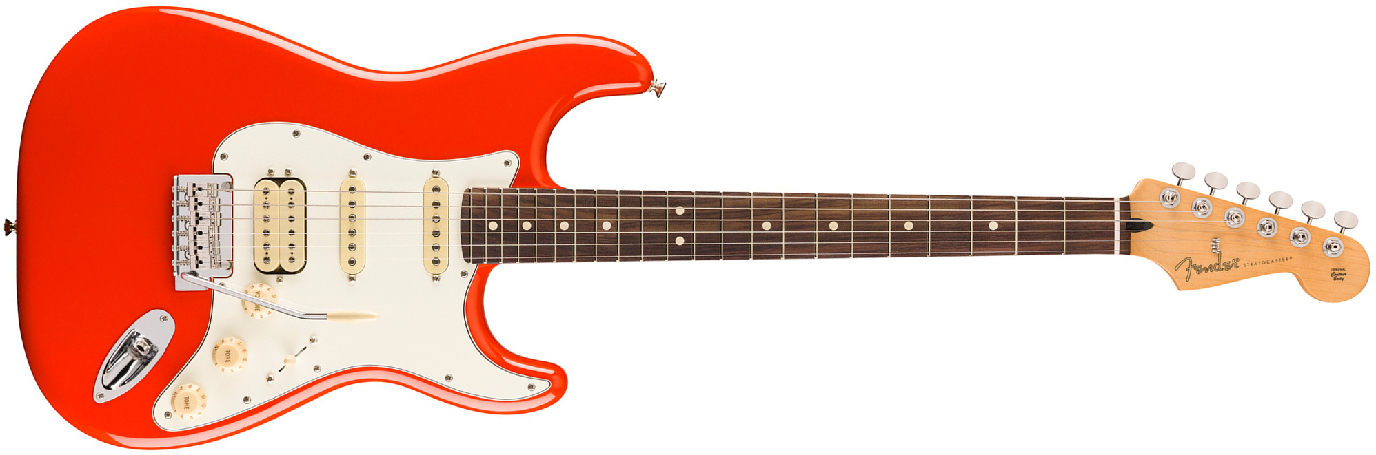 Fender Strat Player Ii Hss Mex Aulne Trem Rw - Coral Red - Str shape electric guitar - Main picture
