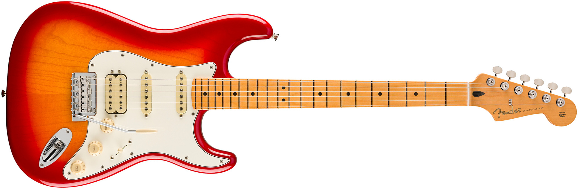 Fender Strat Player Ii Hss Mex Frene Trem Mn - Aged Cherry Burst - Str shape electric guitar - Main picture