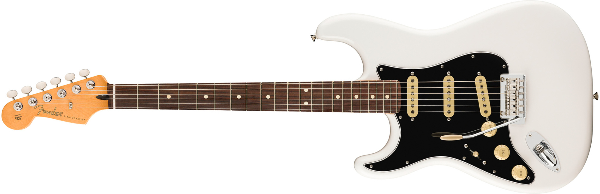 Fender Strat Player Ii Lh Mex Aulne Gaucher 3s Trem Rw - Polar White - Str shape electric guitar - Main picture
