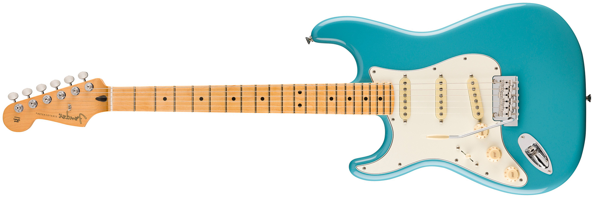 Fender Strat Player Ii Lh Mex Gaucher 3s Trem Mn - Aquatone Blue - Str shape electric guitar - Main picture