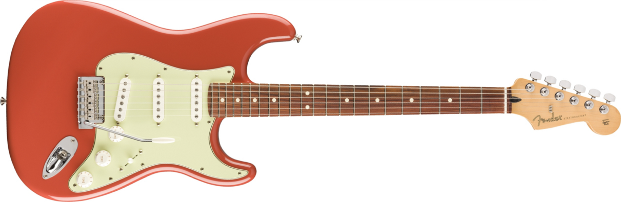 Fender Strat Player Ltd Mex 3s Trem Pf - Fiesta Red - Str shape electric guitar - Main picture
