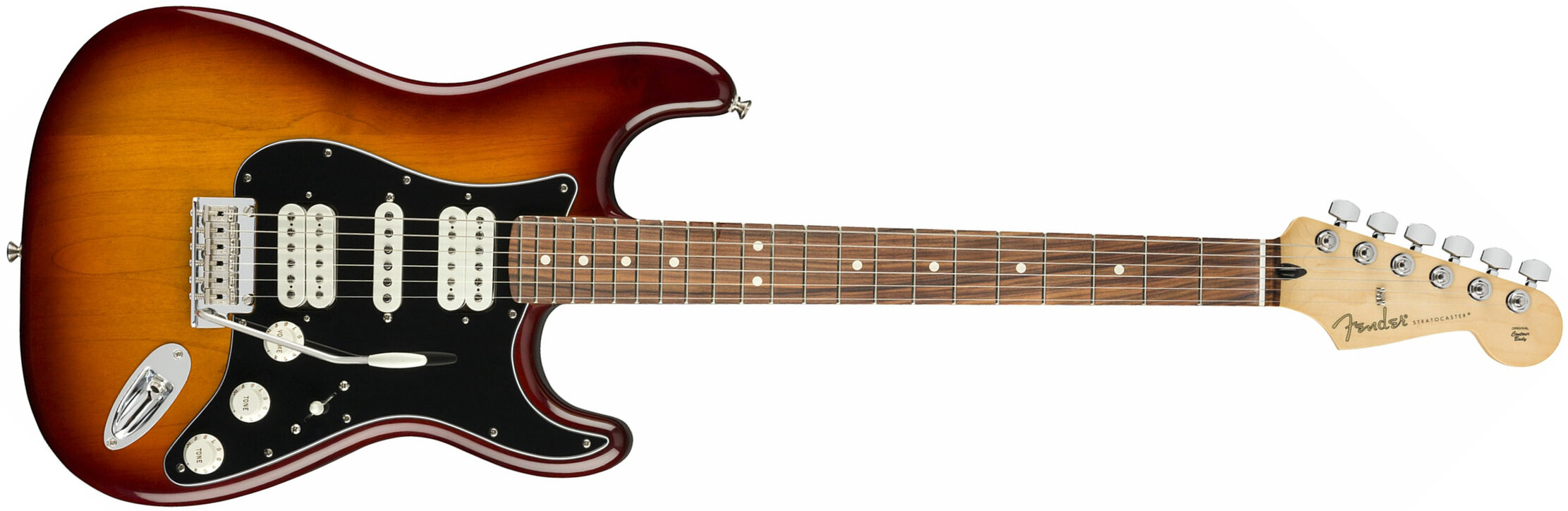 Fender Strat Player Mex Hsh Pf - Tobacco Burst - Str shape electric guitar - Main picture