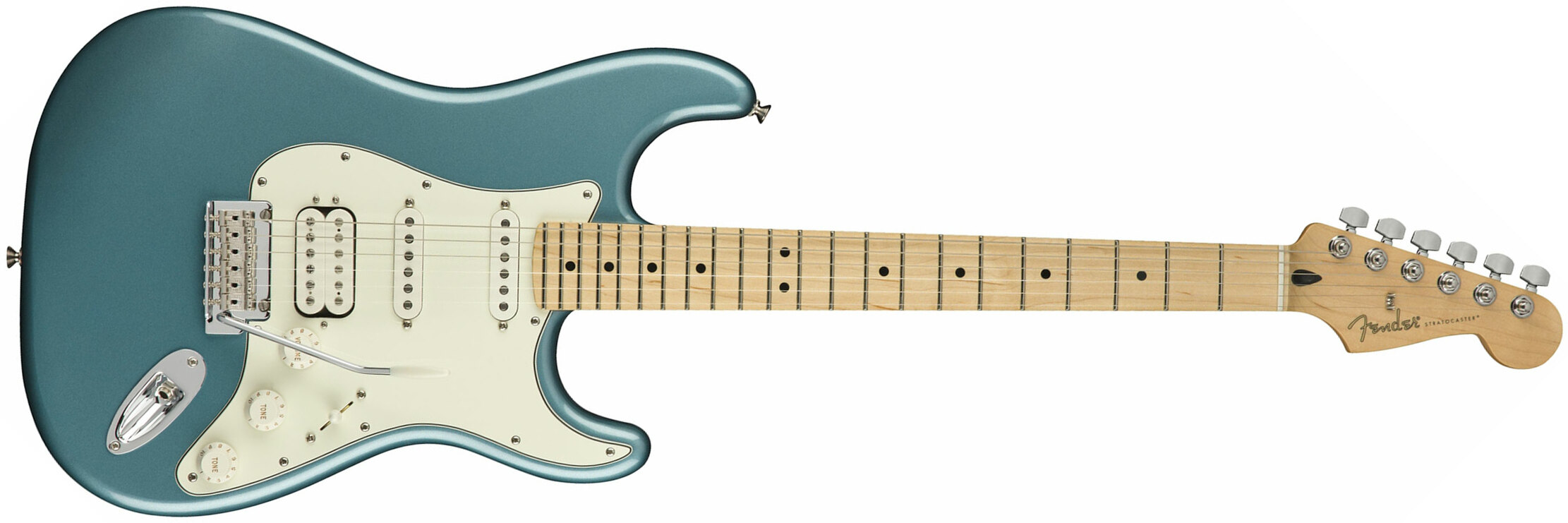 Fender Strat Player Mex Hss Mn - Tidepool - Str shape electric guitar - Main picture