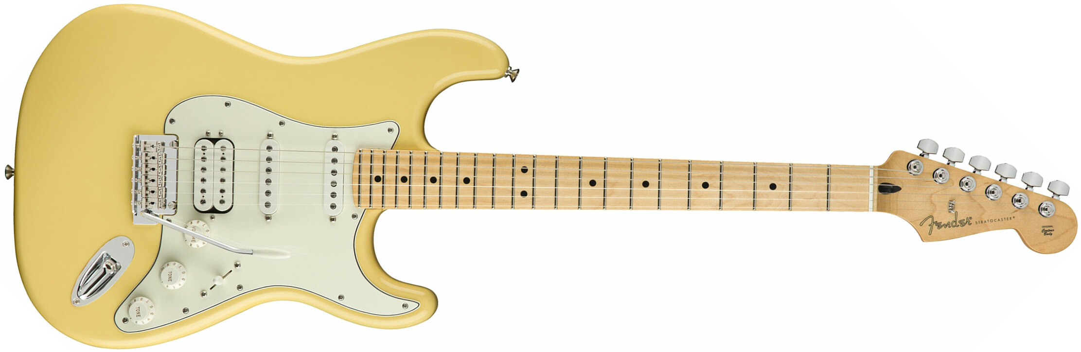 Fender Strat Player Mex Hss Mn - Buttercream - Str shape electric guitar - Main picture