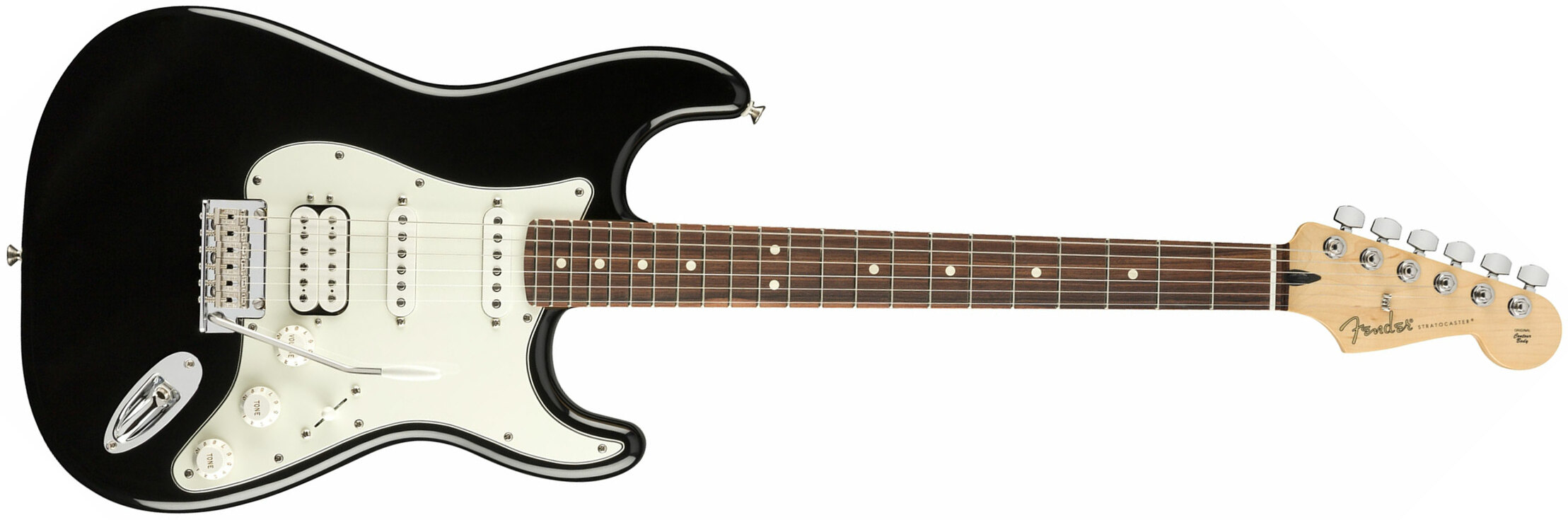 Fender Strat Player Mex Hss Pf - Black - Str shape electric guitar - Main picture