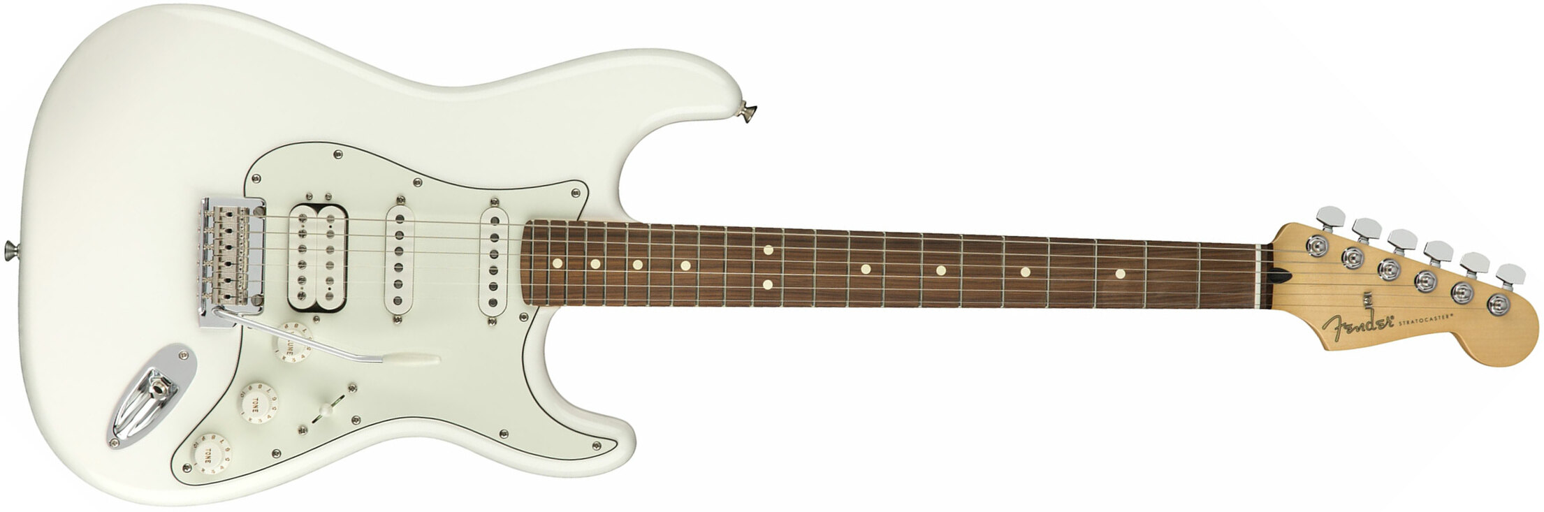 Fender Strat Player Mex Hss Pf - Polar White - Str shape electric guitar - Main picture