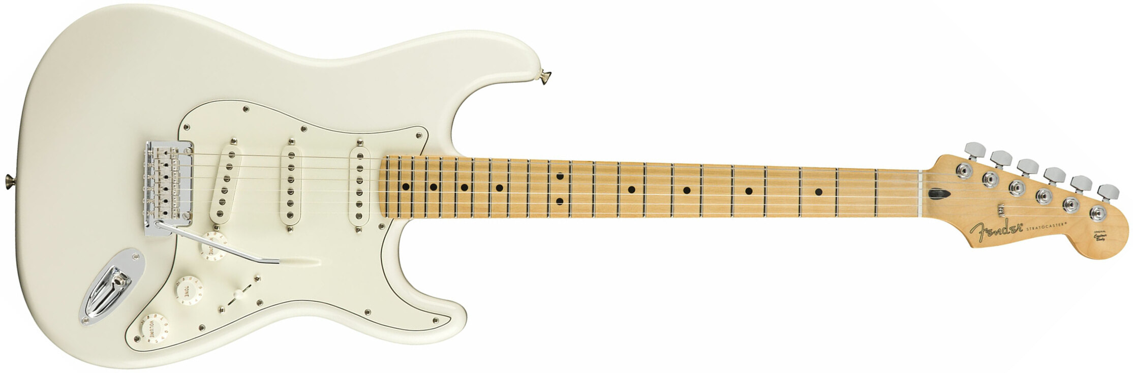 Fender Strat Player Mex Sss Mn - Polar White - Str shape electric guitar - Main picture