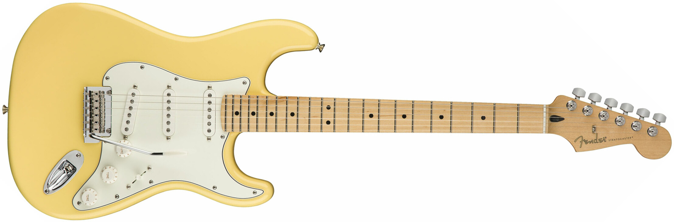 Fender Strat Player Mex Sss Mn - Buttercream - Str shape electric guitar - Main picture