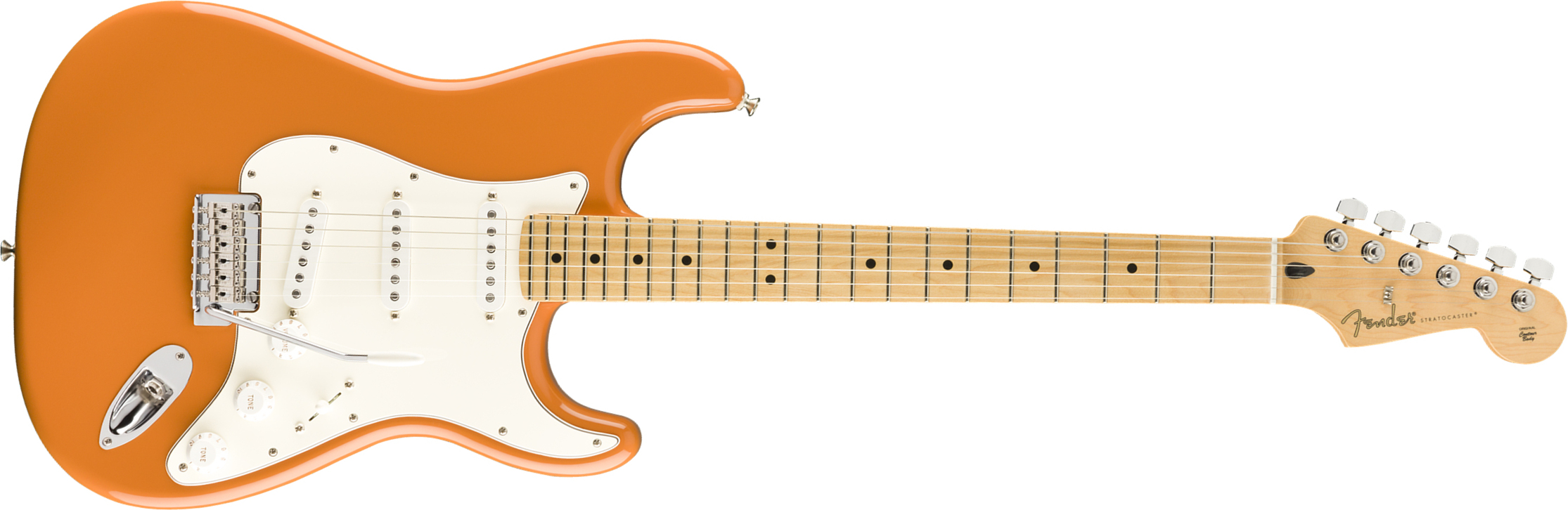 Fender Strat Player Mex Sss Mn - Capri Orange - Str shape electric guitar - Main picture