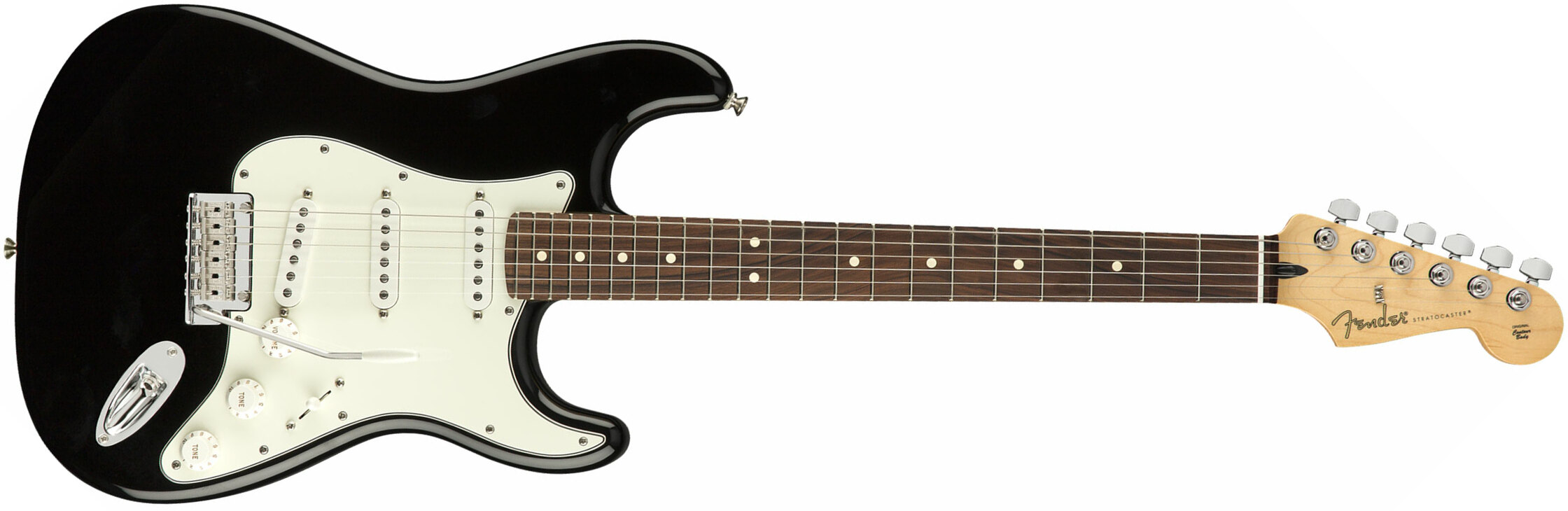 Fender Strat Player Mex Sss Pf - Black - Str shape electric guitar - Main picture