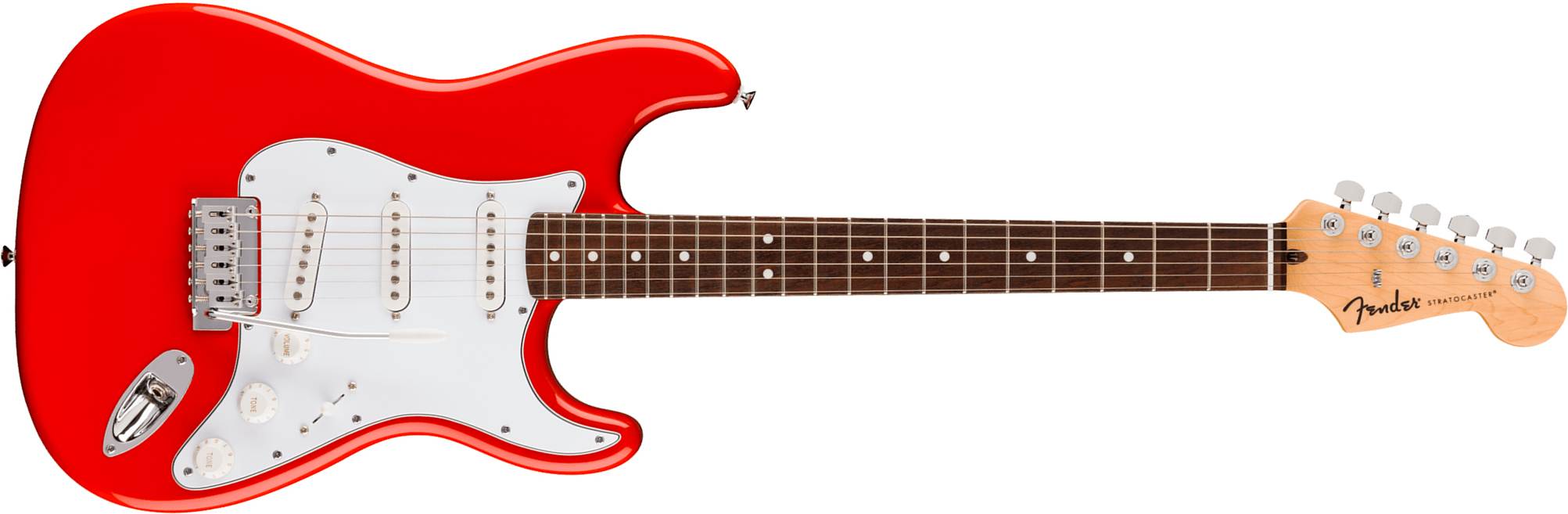 Fender Strat Standard Ind 3s Trem Lau - Fiesta Red - Str shape electric guitar - Main picture